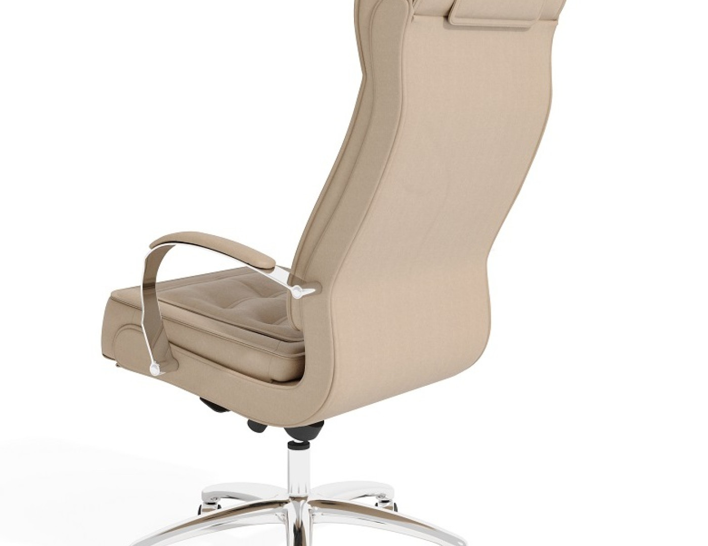 Кресло руководителя Силуэт А — фото № 3